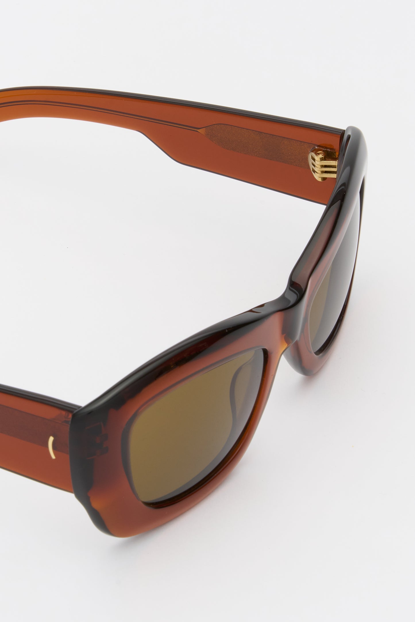 INEZ Crystal Brown / Brown Lens