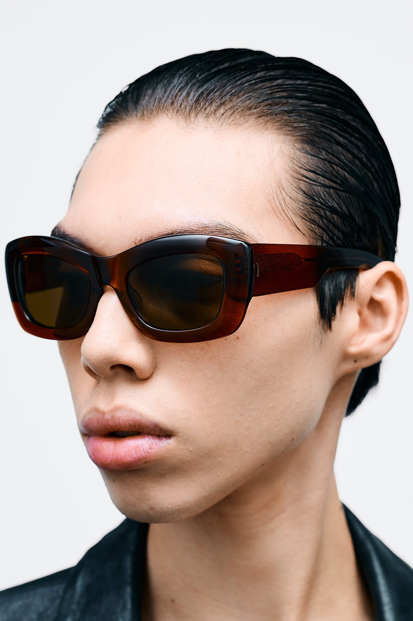 INEZ Crystal Brown / Brown Lens