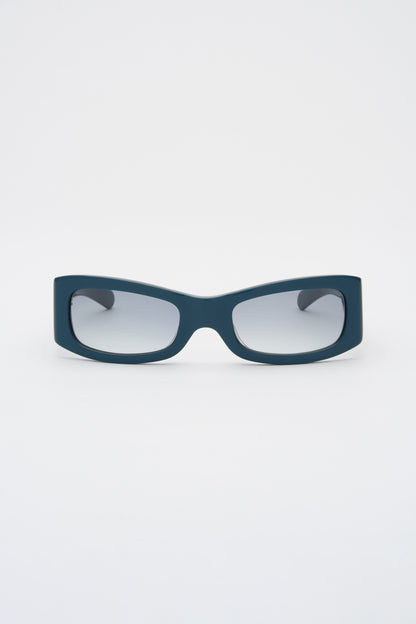 KAREEM Solid Ink Blue  / Grey Gradient Lens