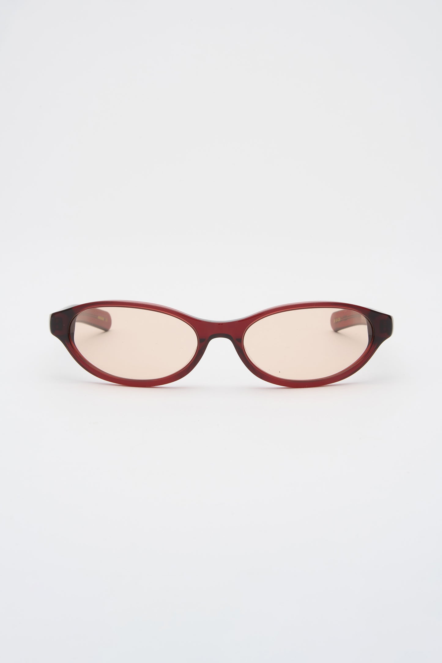 OLYMPIA Crystal Burgundy / Solid Peach Lens