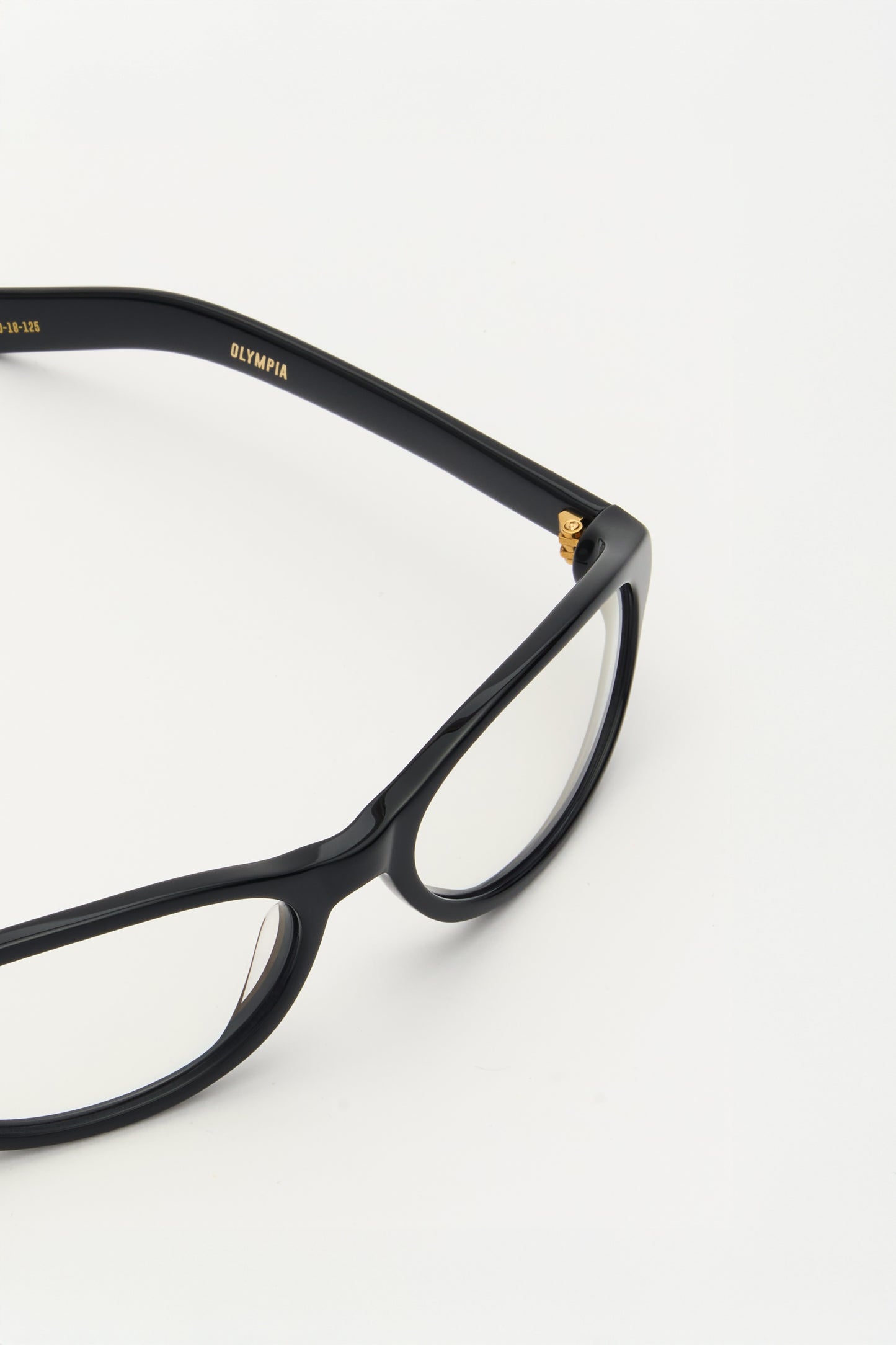 OLYMPIA Solid Black / Clear Blue Light Lens