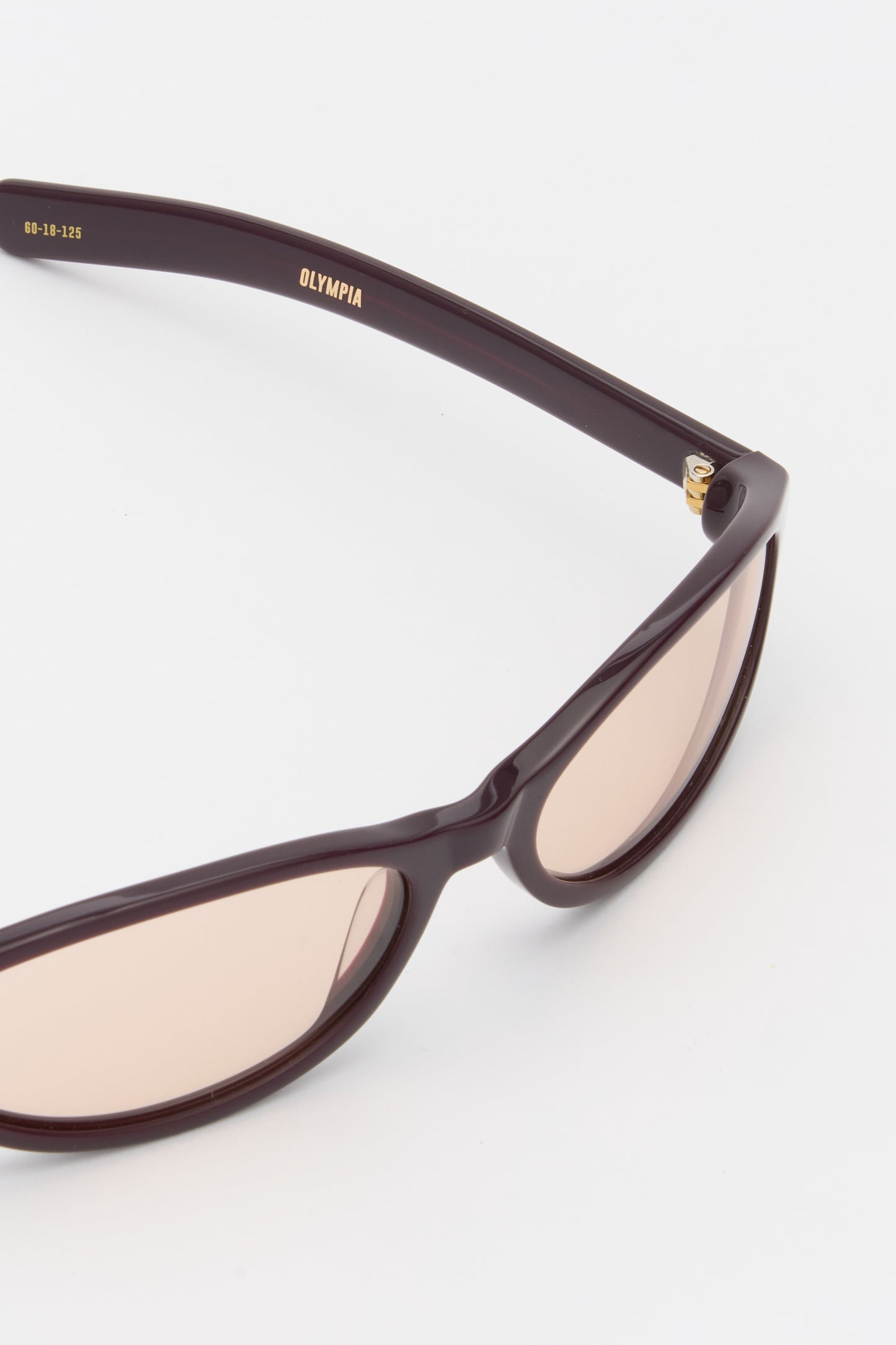 OLYMPIA Solid Purple / Peach Lens