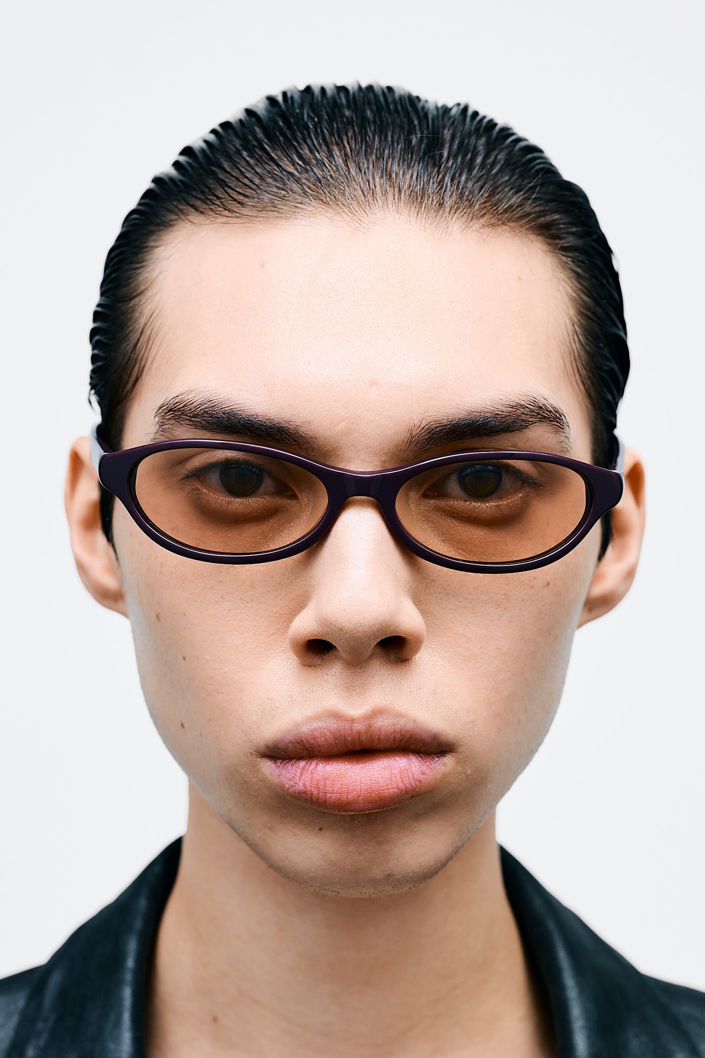 OLYMPIA Solid Purple / Peach Lens