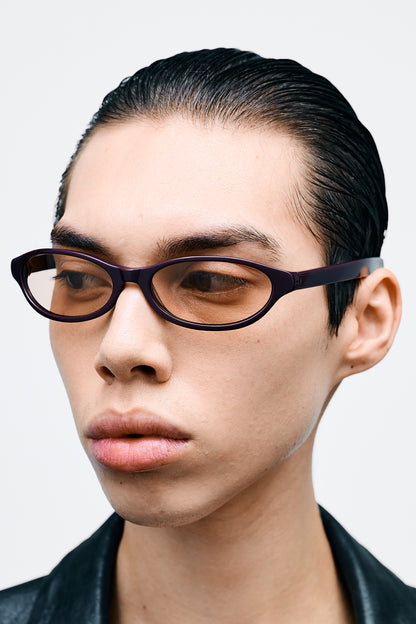 OLYMPIA Solid Purple / Peach Lens