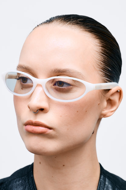 OLYMPIA White / Smoke Blue Light Lens