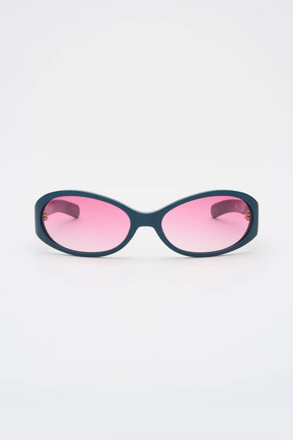 OPEL Solid Blue Ink / Pink Gradient Lens