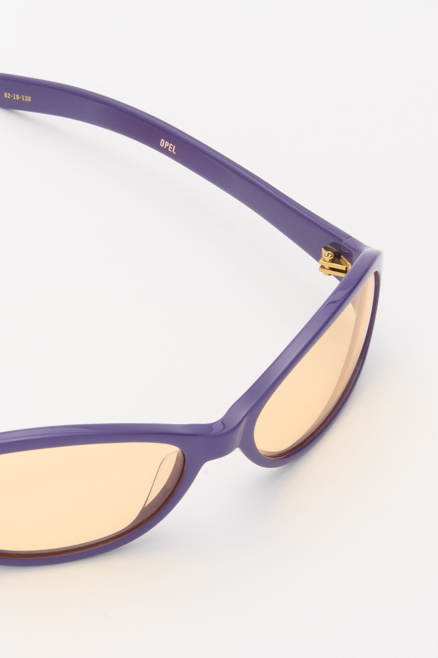 OPEL Solid Lilac / Orange Blue Light Lens