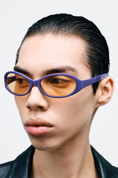 OPEL Solid Lilac / Orange Blue Light Lens