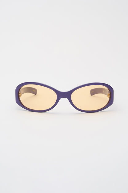 OPEL Solid Lilac / Orange Blue Light Lens