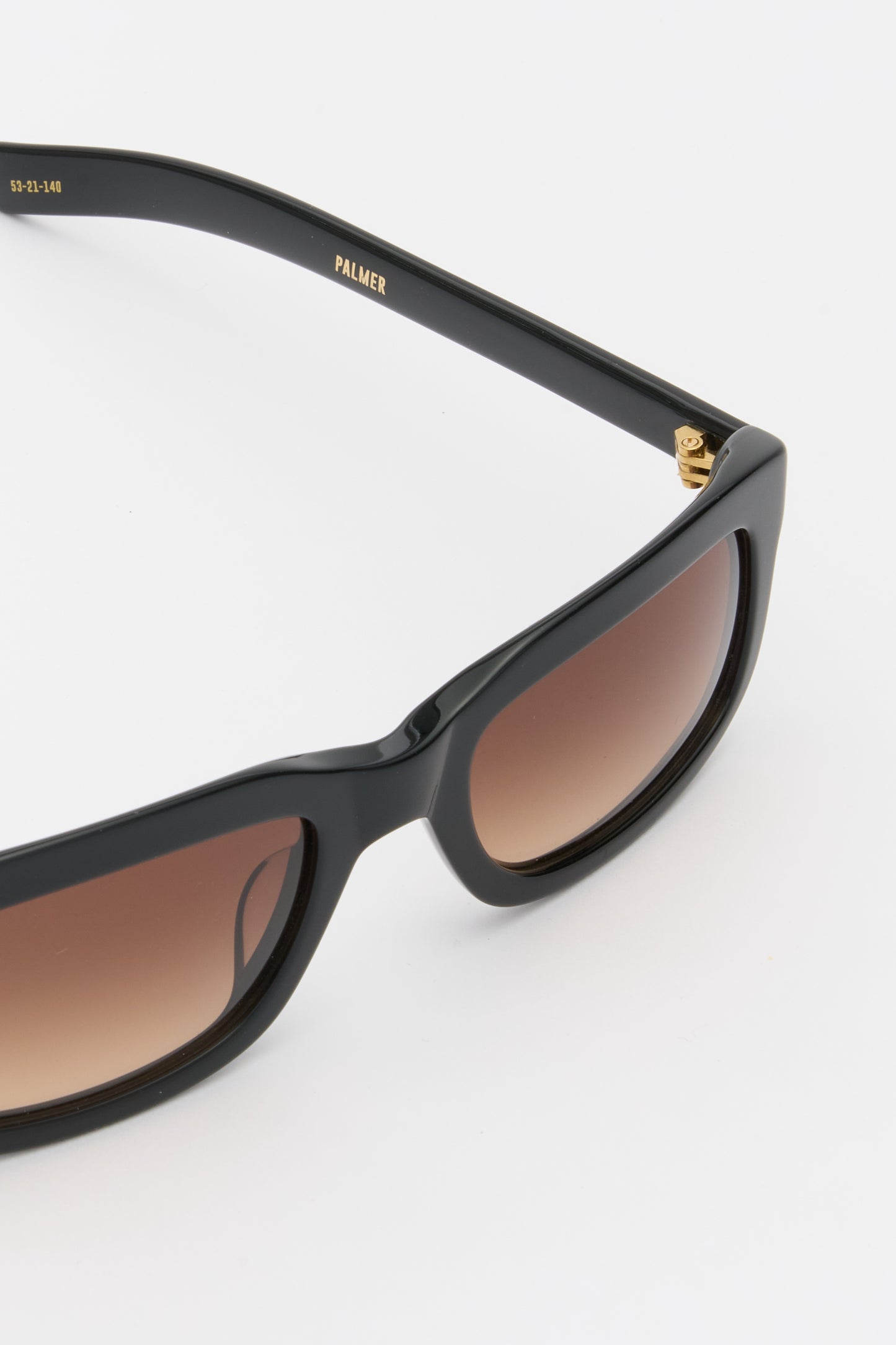 PALMER Solid Black / Brown Gradient Lens