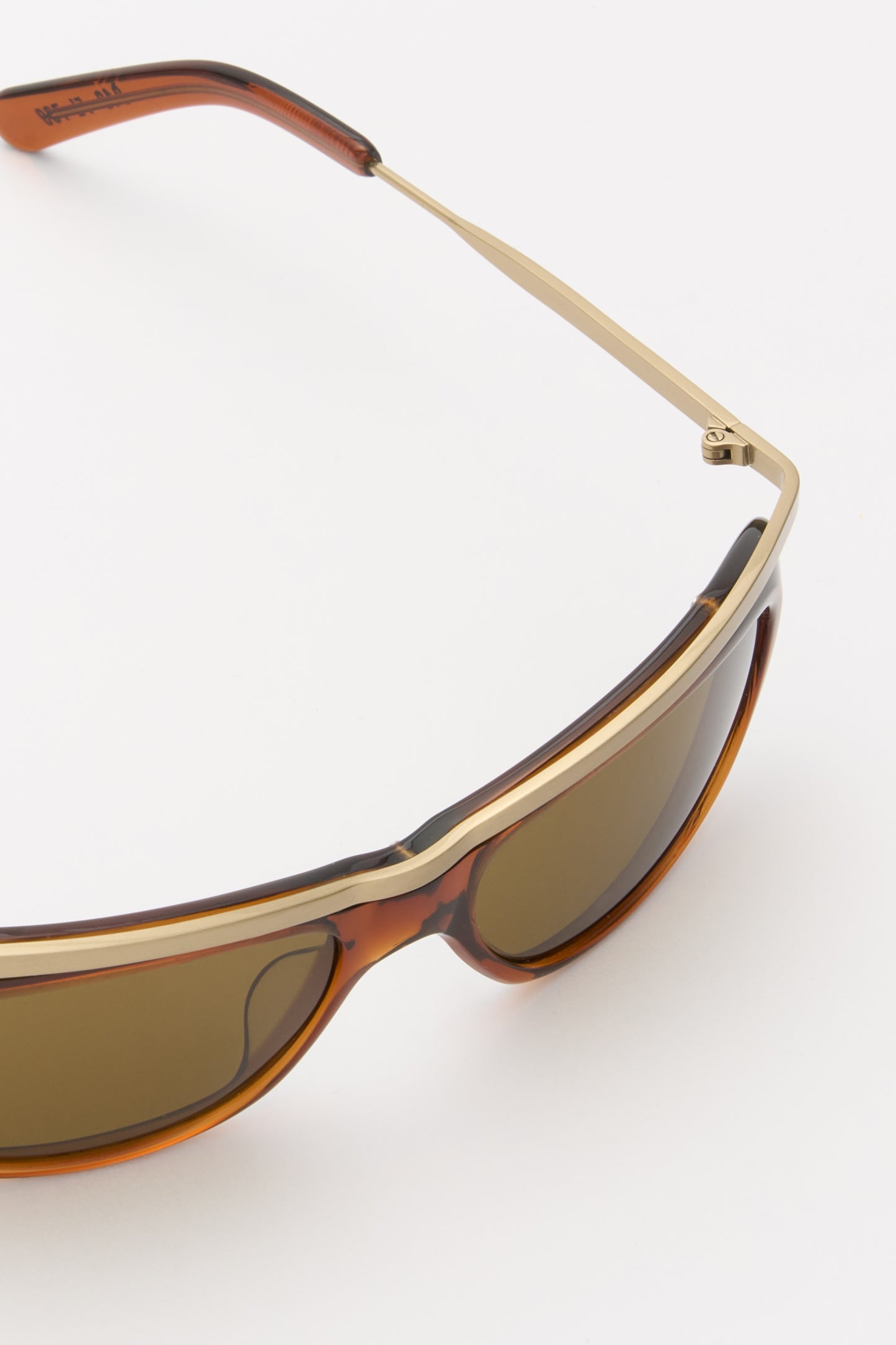 PRINCE Brushed Light Gold / Brown Lens