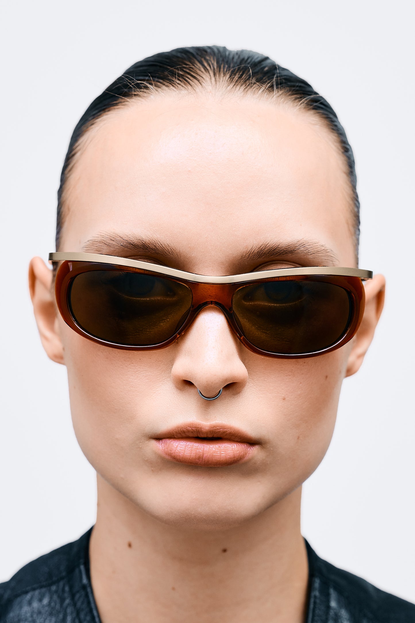 PRINCE Brushed Light Gold / Brown Lens