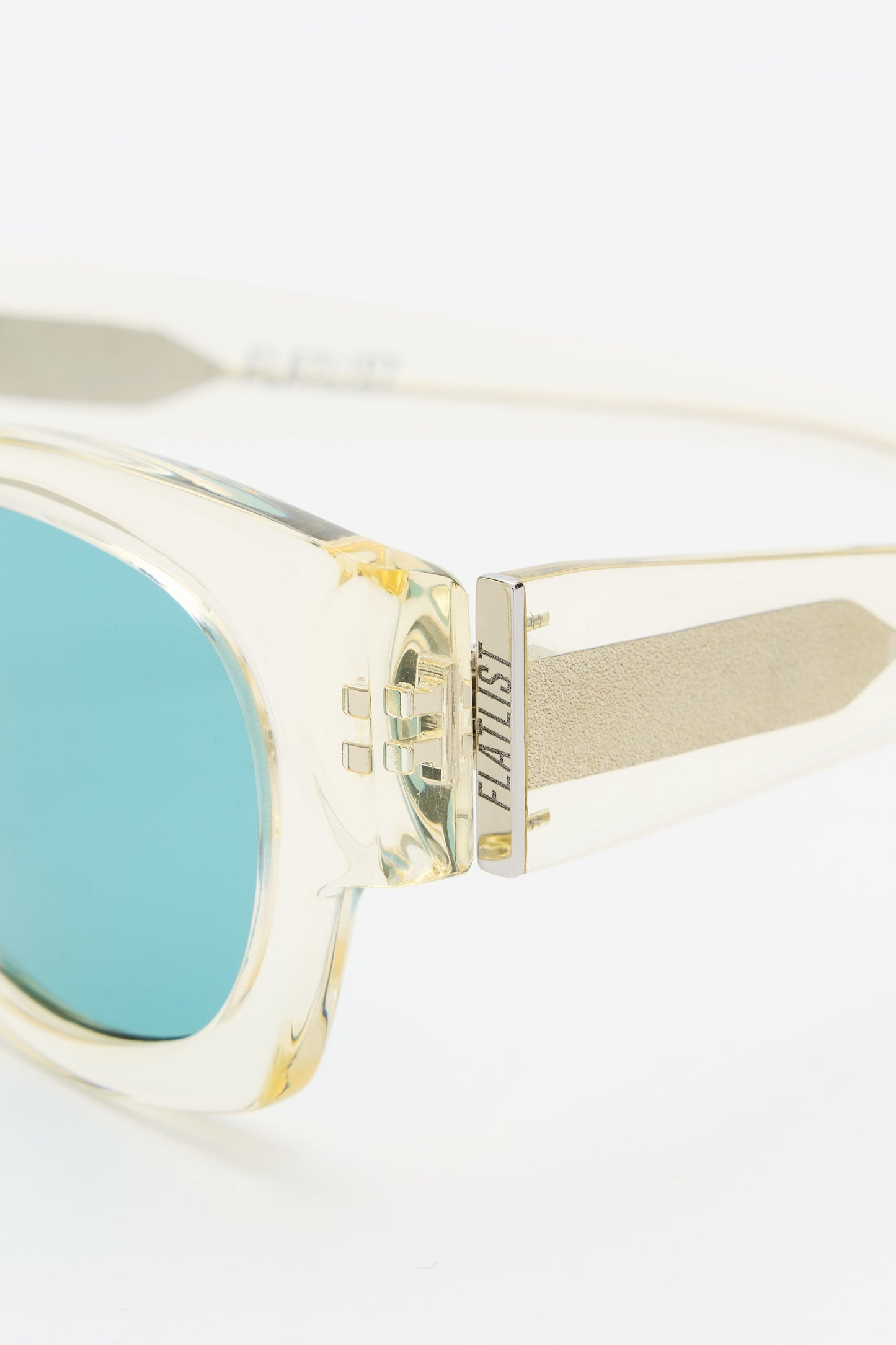 SHADE 01 Crystal Yellow / Solid Teal Lens