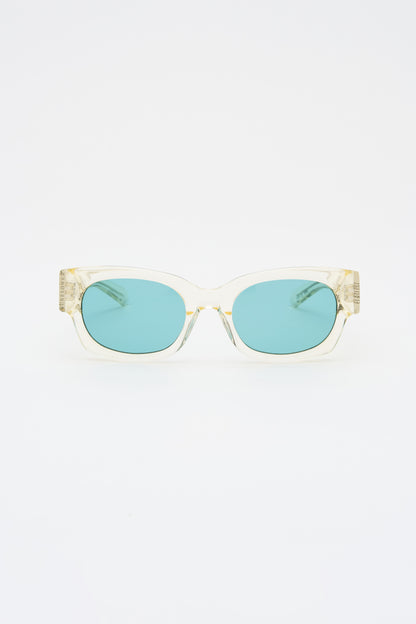 SHADE 01 Crystal Yellow / Solid Teal Lens