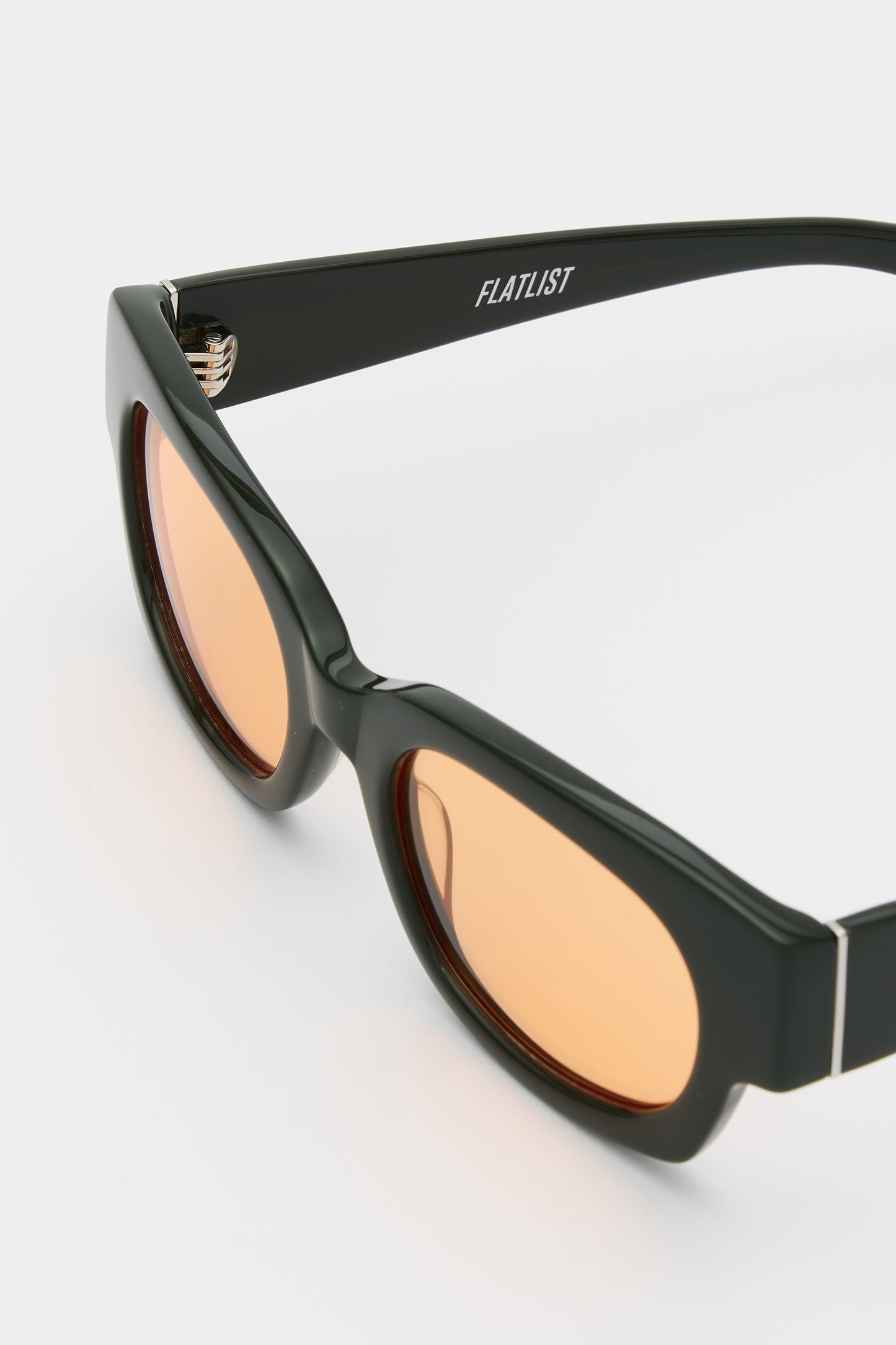 SHADE 01 Solid Forest Dk Green / Solid Orange Lens