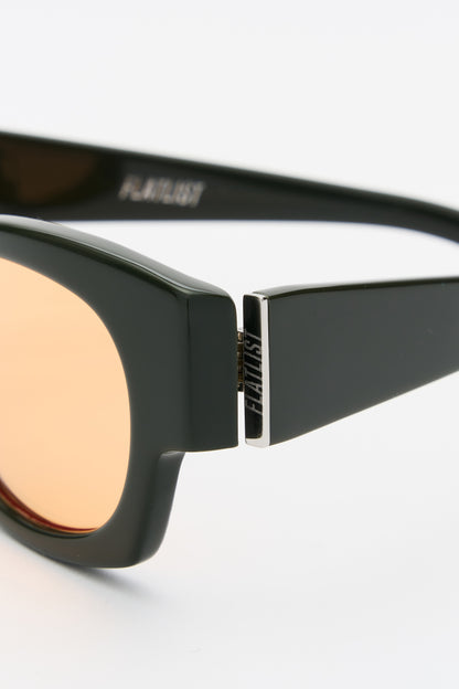 SHADE 01 Solid Forest Dk Green / Solid Orange Lens