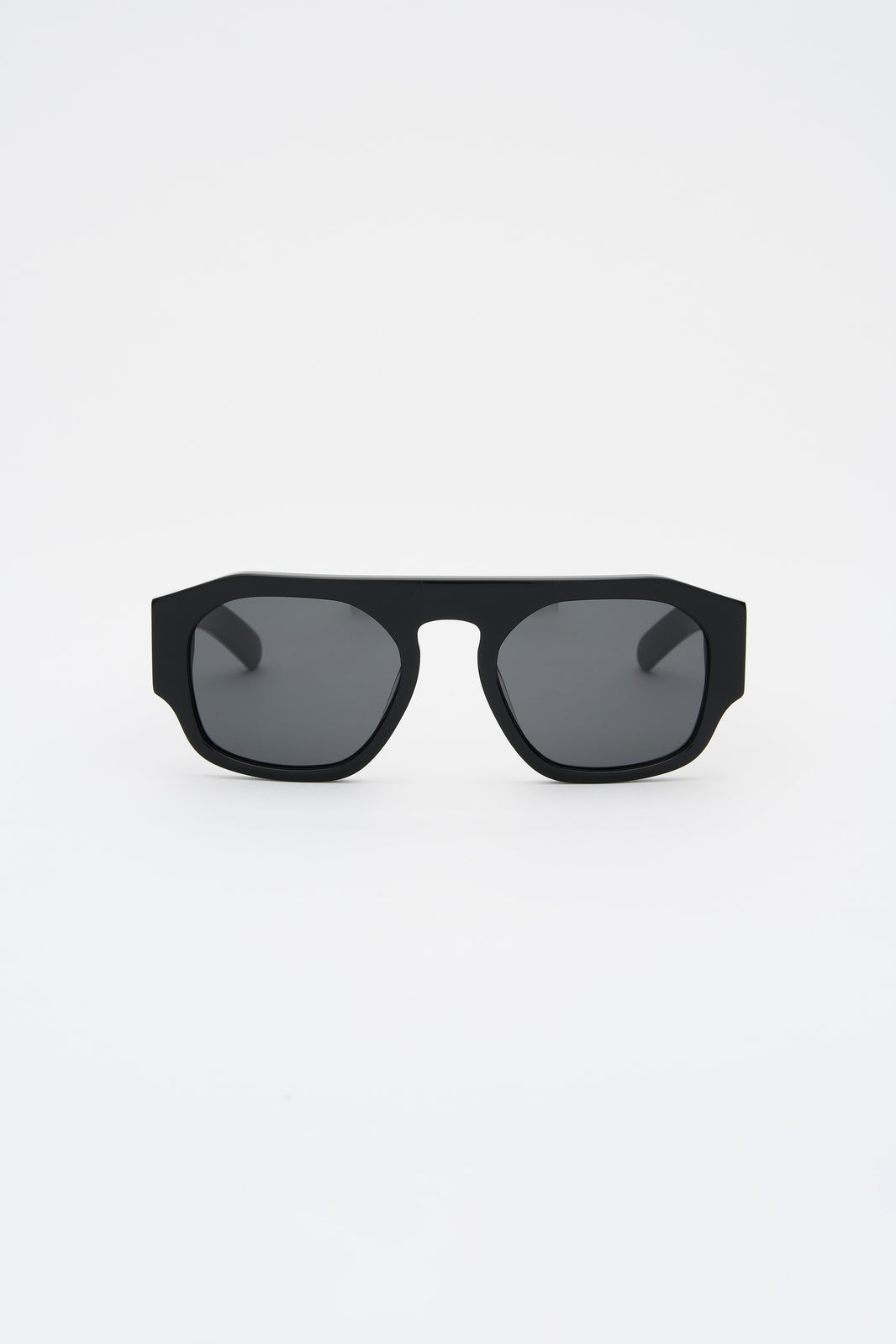 SHADE 02 Solid Black / Solid Black Lens