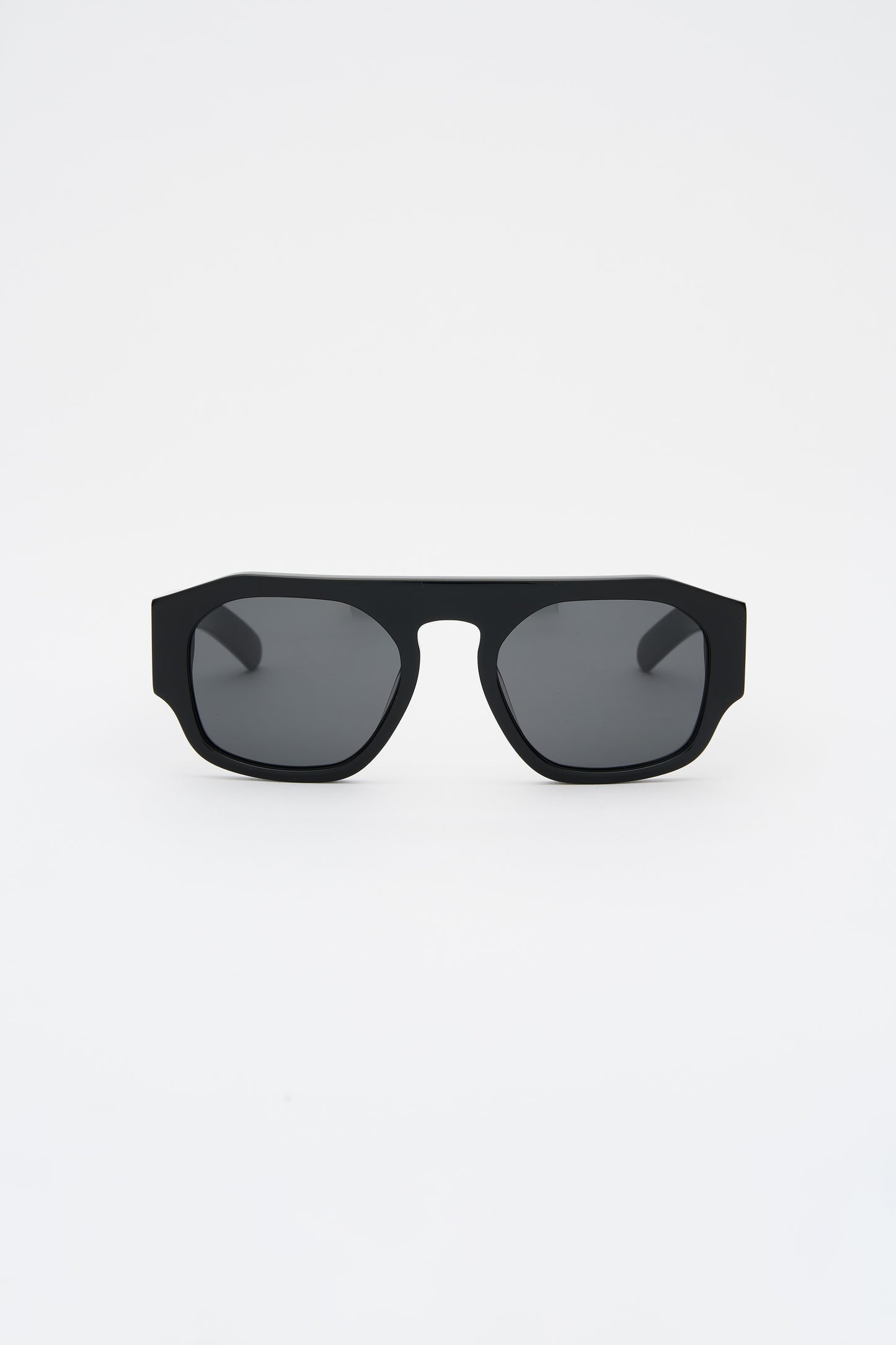 SHADE 02 Solid Black / Solid Black Lens