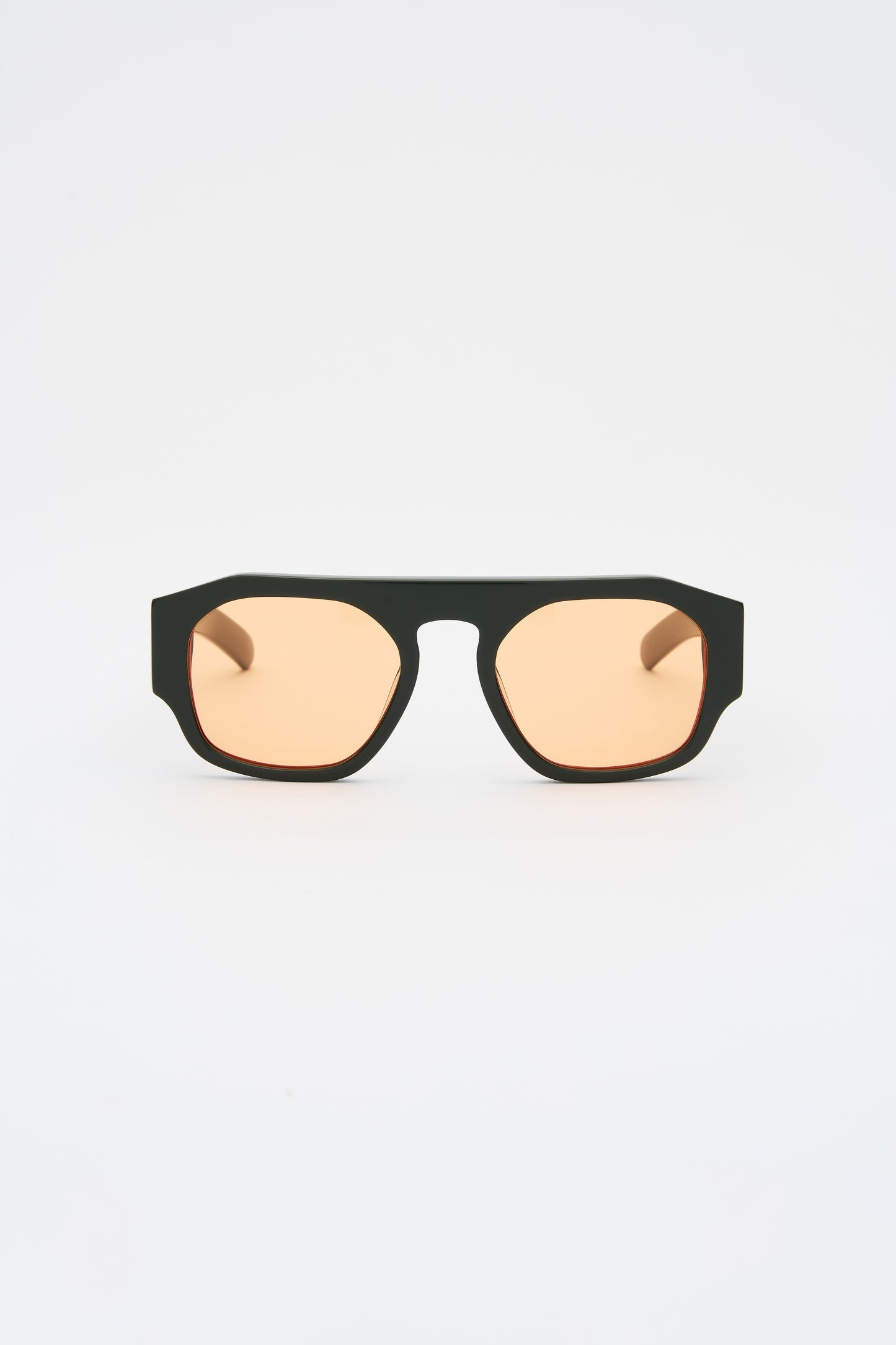 SHADE 02 Solid Forrest Dk green / Solid Orange Lens