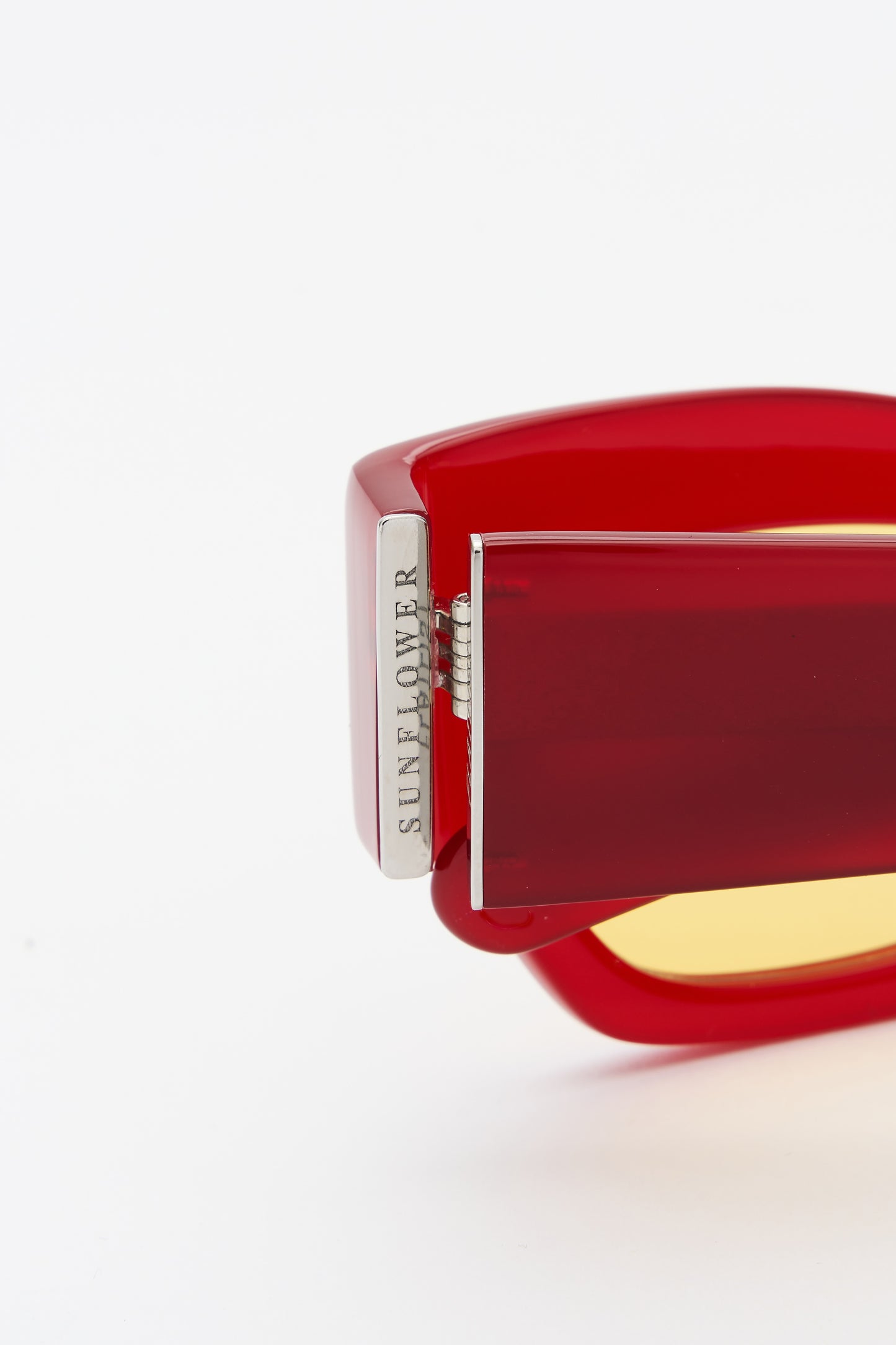 SHADE 03 Milky Red / Solid Yellow Lens