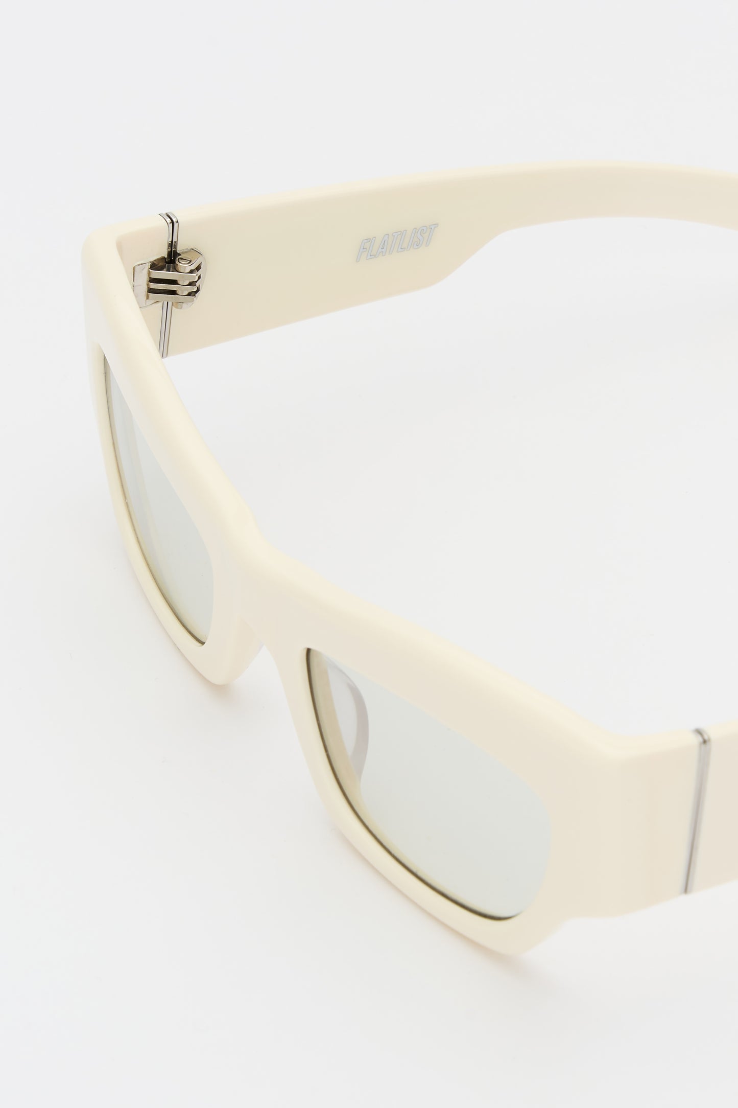 SHADE 03 Solid Cream White / Transparent Grey Lens
