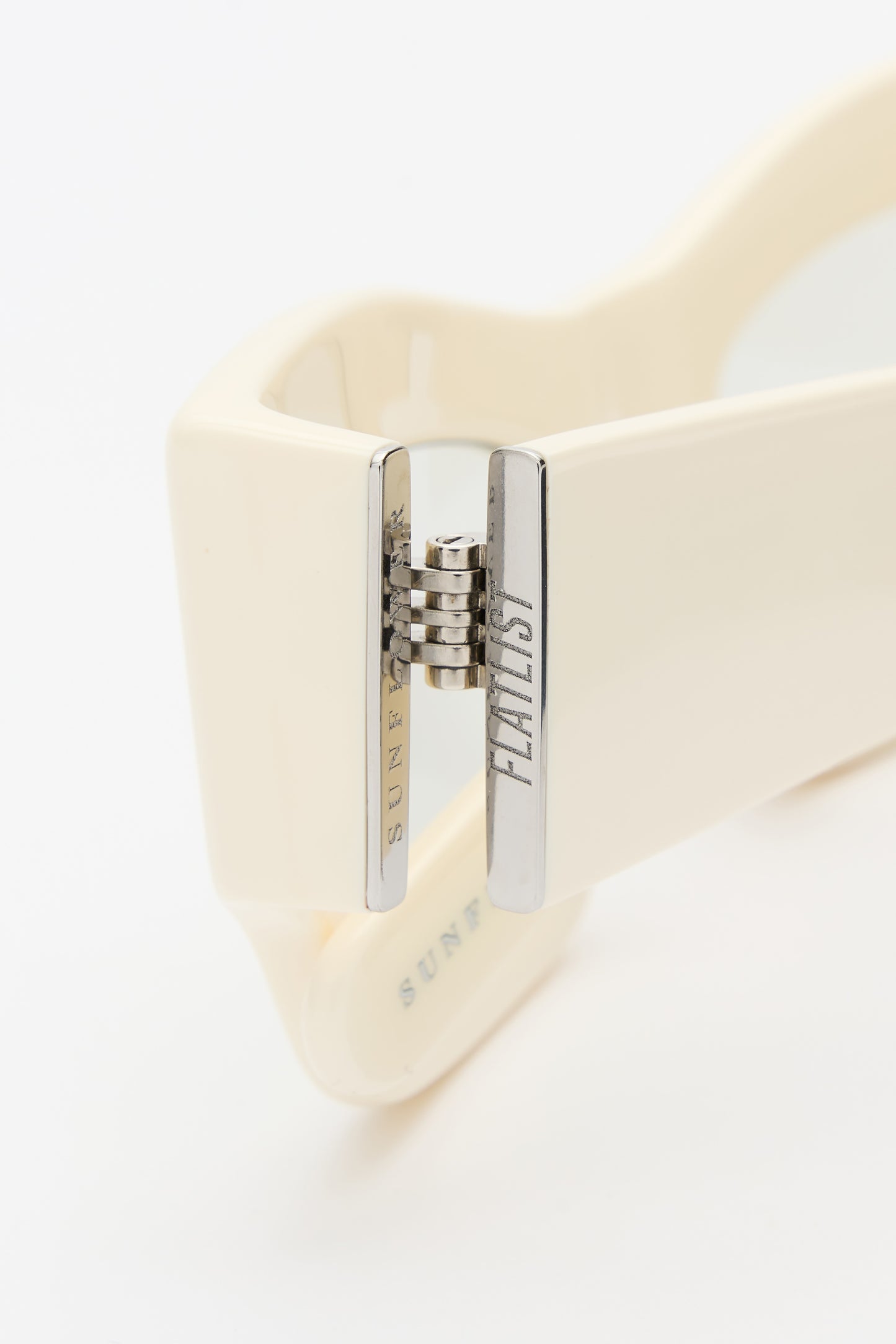 SHADE 03 Solid Cream White / Transparent Grey Lens