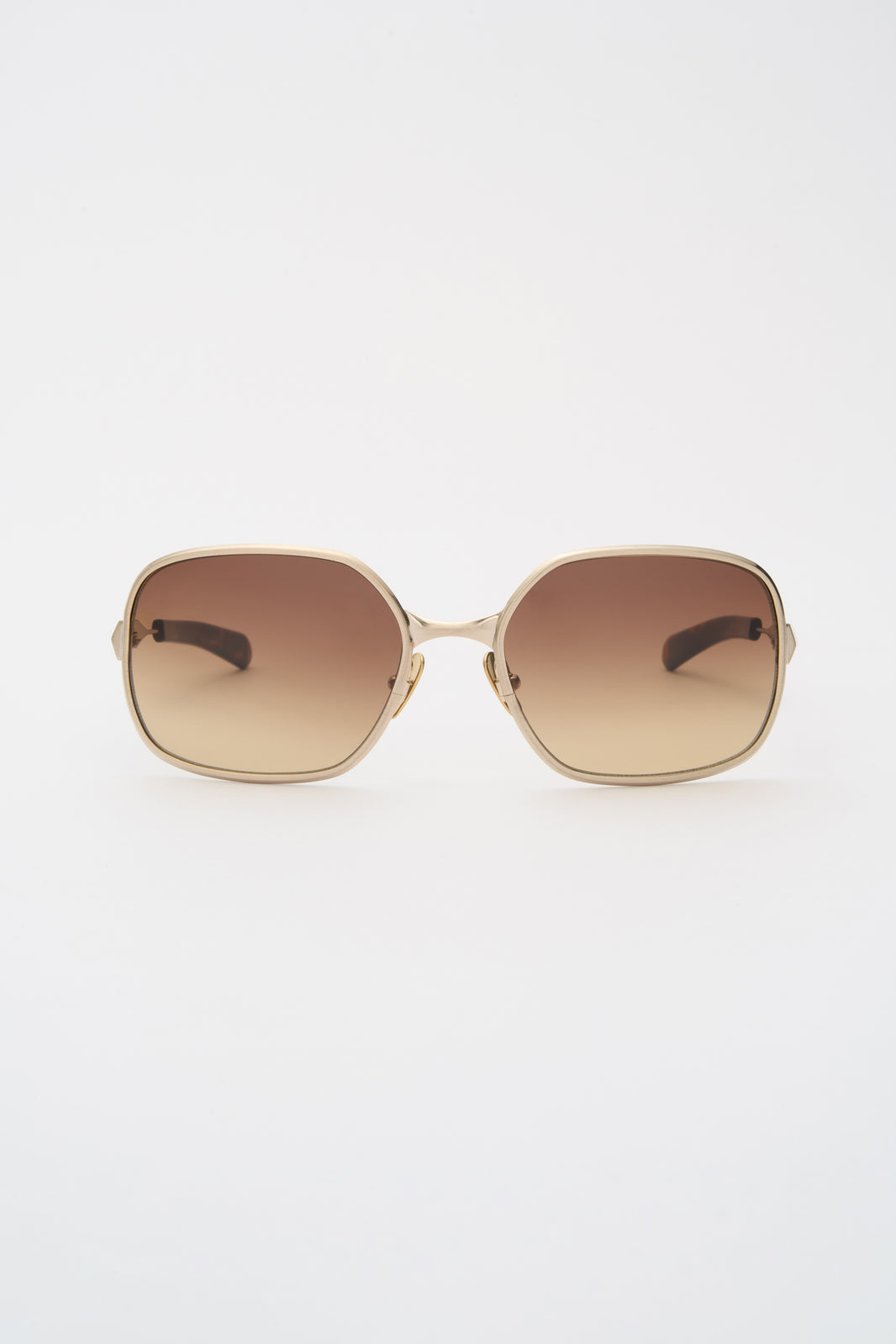 TYLER Brushed Light Gold / Brown Gradient Lens