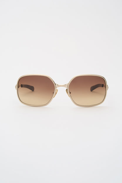 TYLER Brushed Light Gold / Brown Gradient Lens