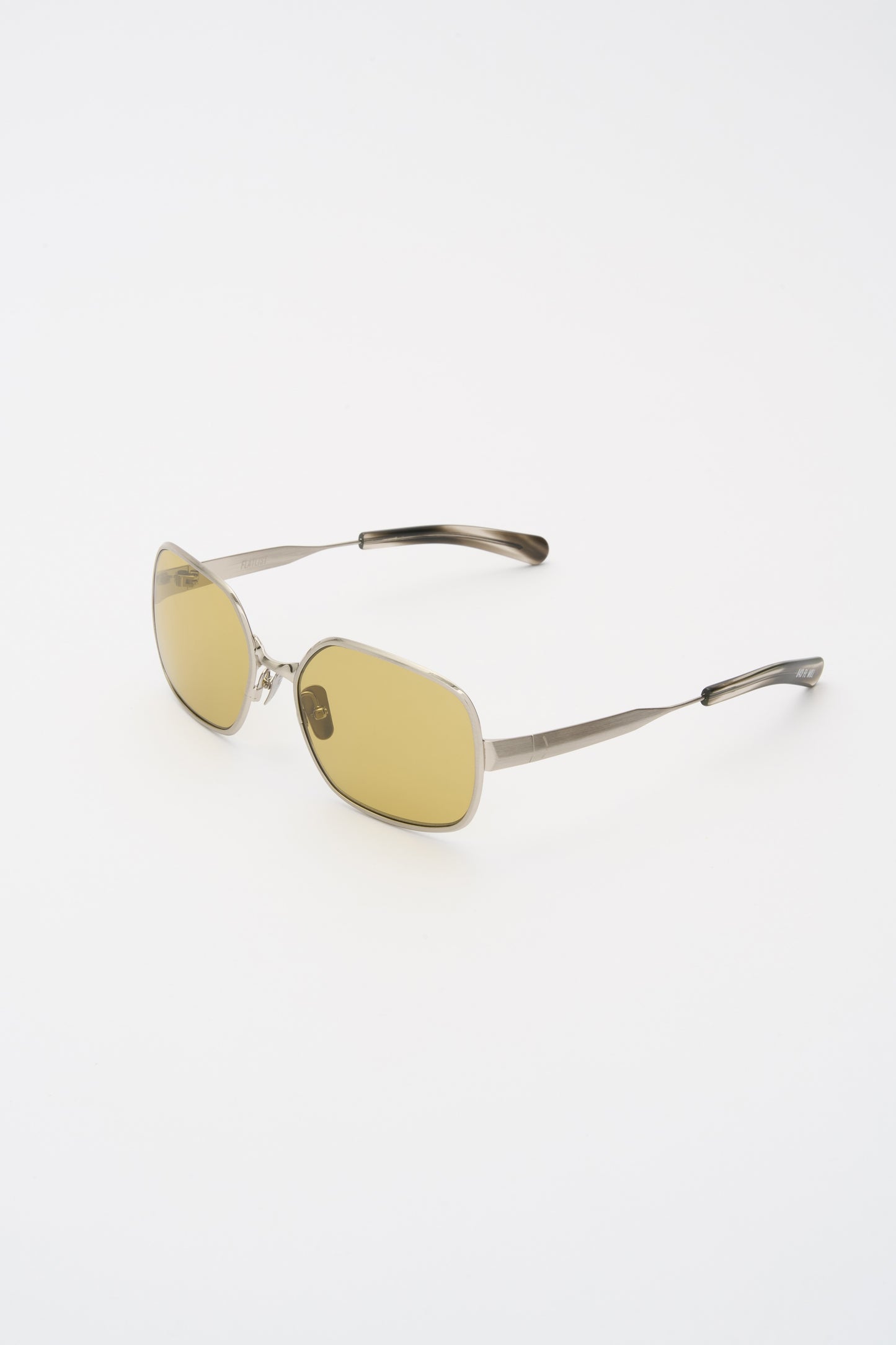 TYLER Brushed Silver / Lime Gradient Lens