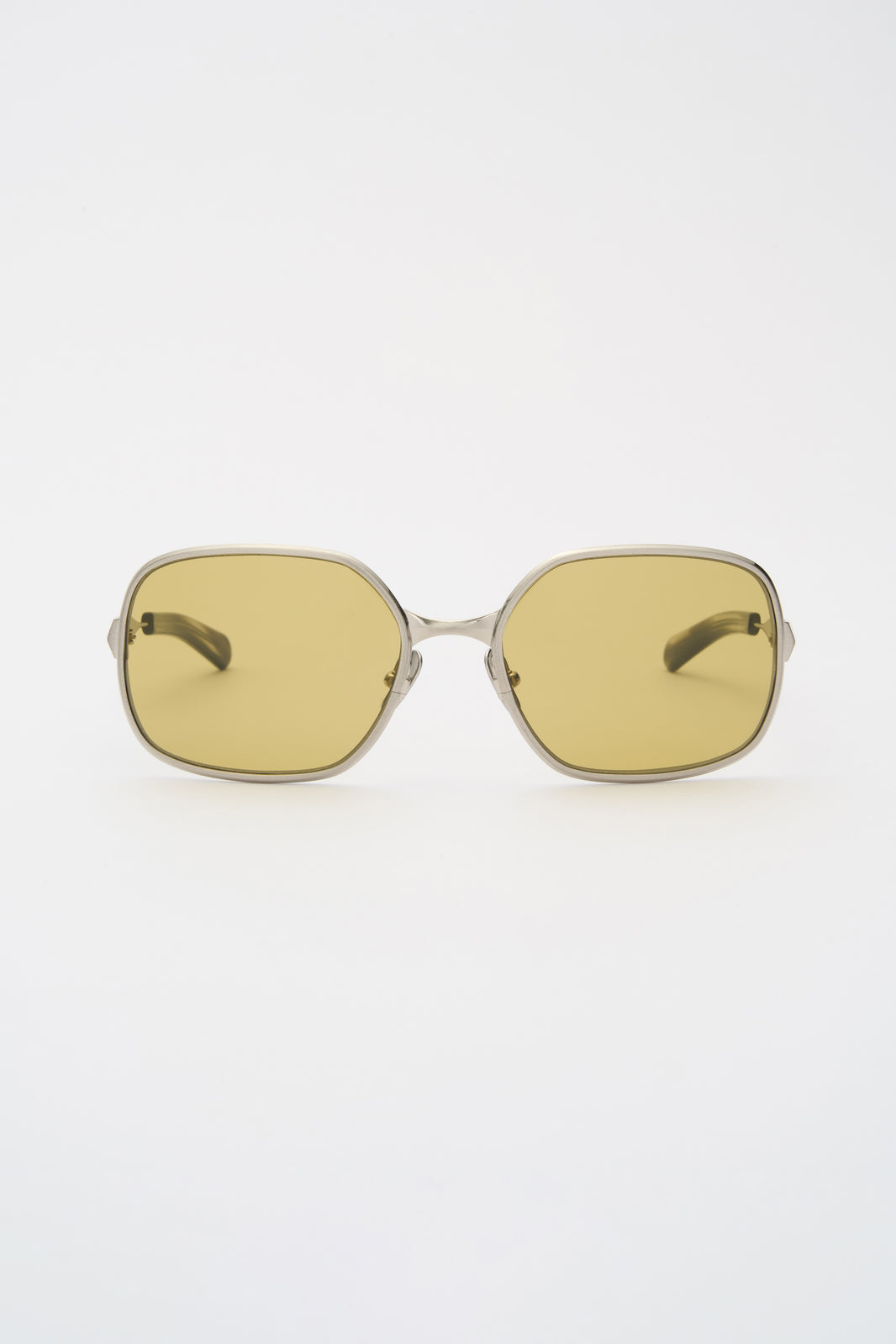 TYLER Brushed Silver / Lime Gradient Lens