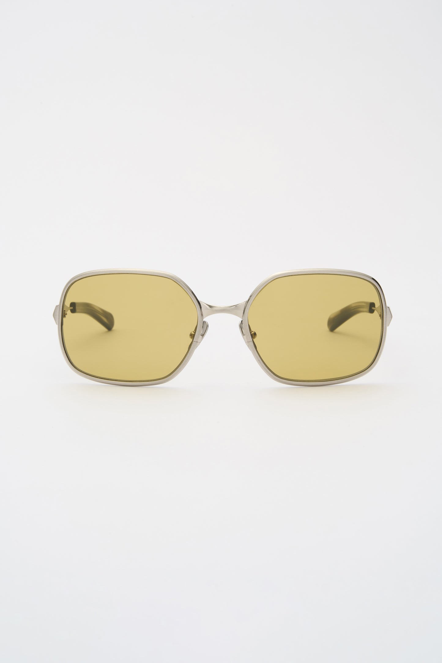TYLER Brushed Silver / Lime Gradient Lens