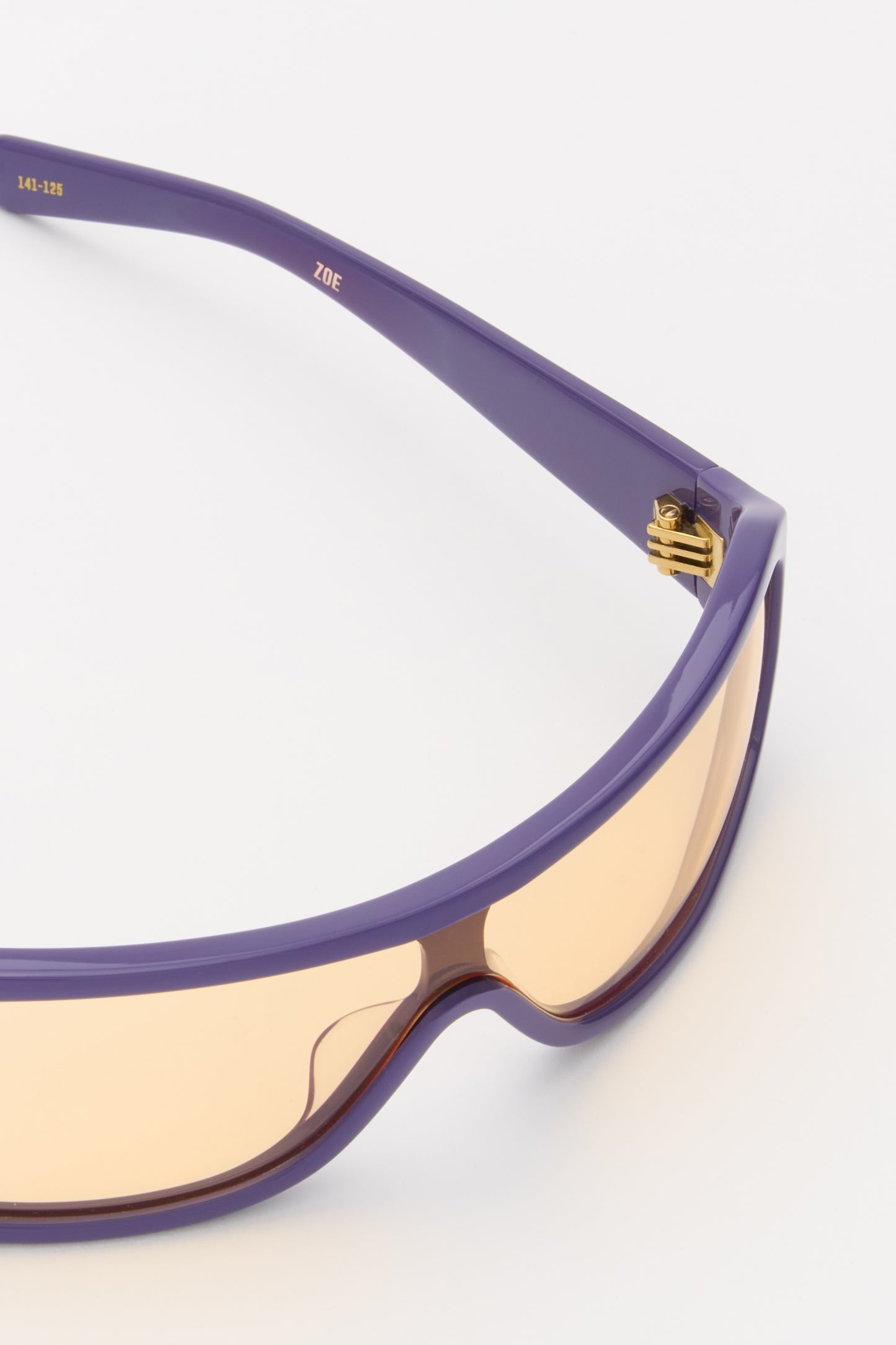 ZOE Solid Lilac / Orange Blue Light Lens