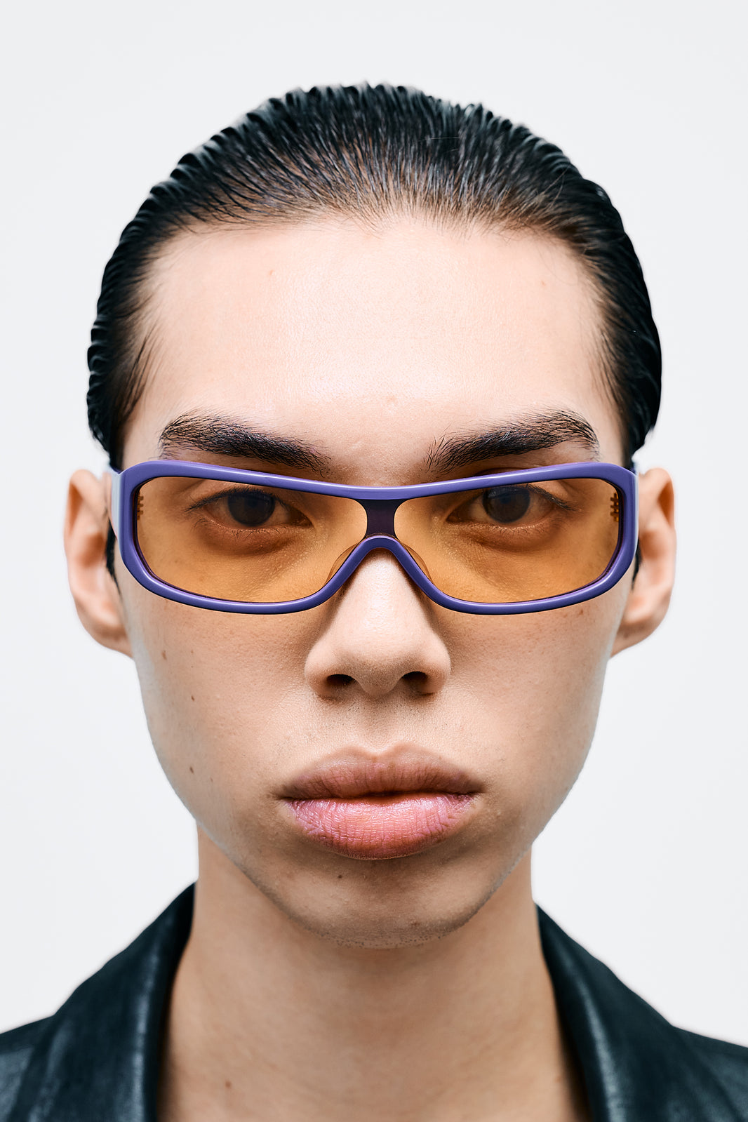 ZOE Solid Lilac / Orange Blue Light Lens