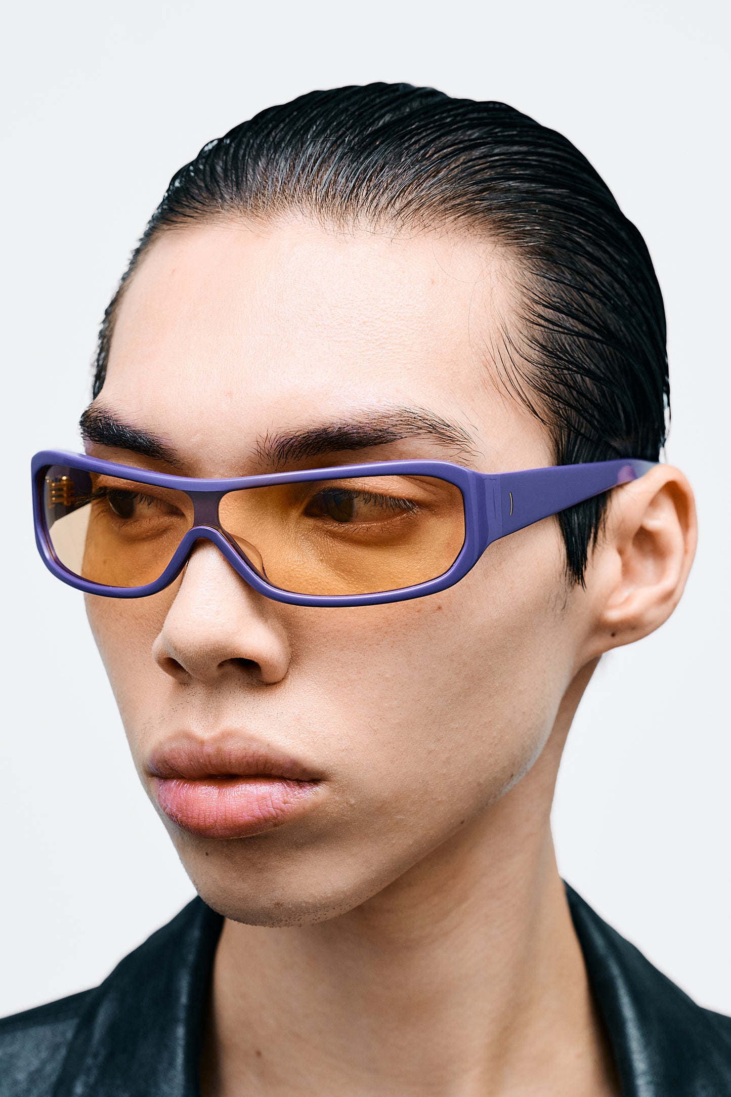 ZOE Solid Lilac / Orange Blue Light Lens