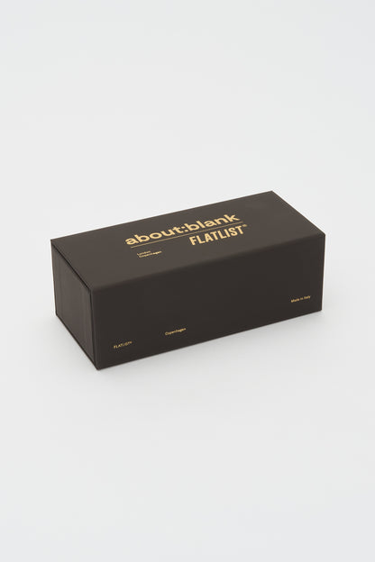 HANKY (ABOUT:BLANK) Solid Black / Pink Gradient Lens