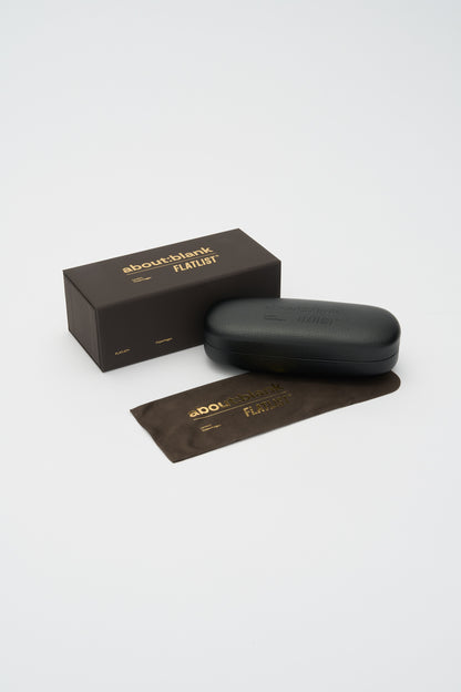 COHEN (ABOUT:BLANK) Matte Black / Chill Out Green Lens