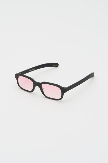 HANKY (ABOUT:BLANK) Solid Black / Pink Gradient Lens