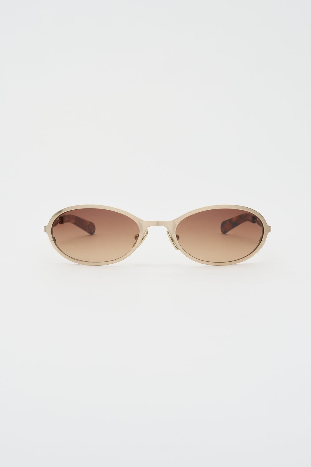 COHEN (ABOUT:BLANK) Brushed Gold / Dark Tortoise / Light Brown Gradient Lens
