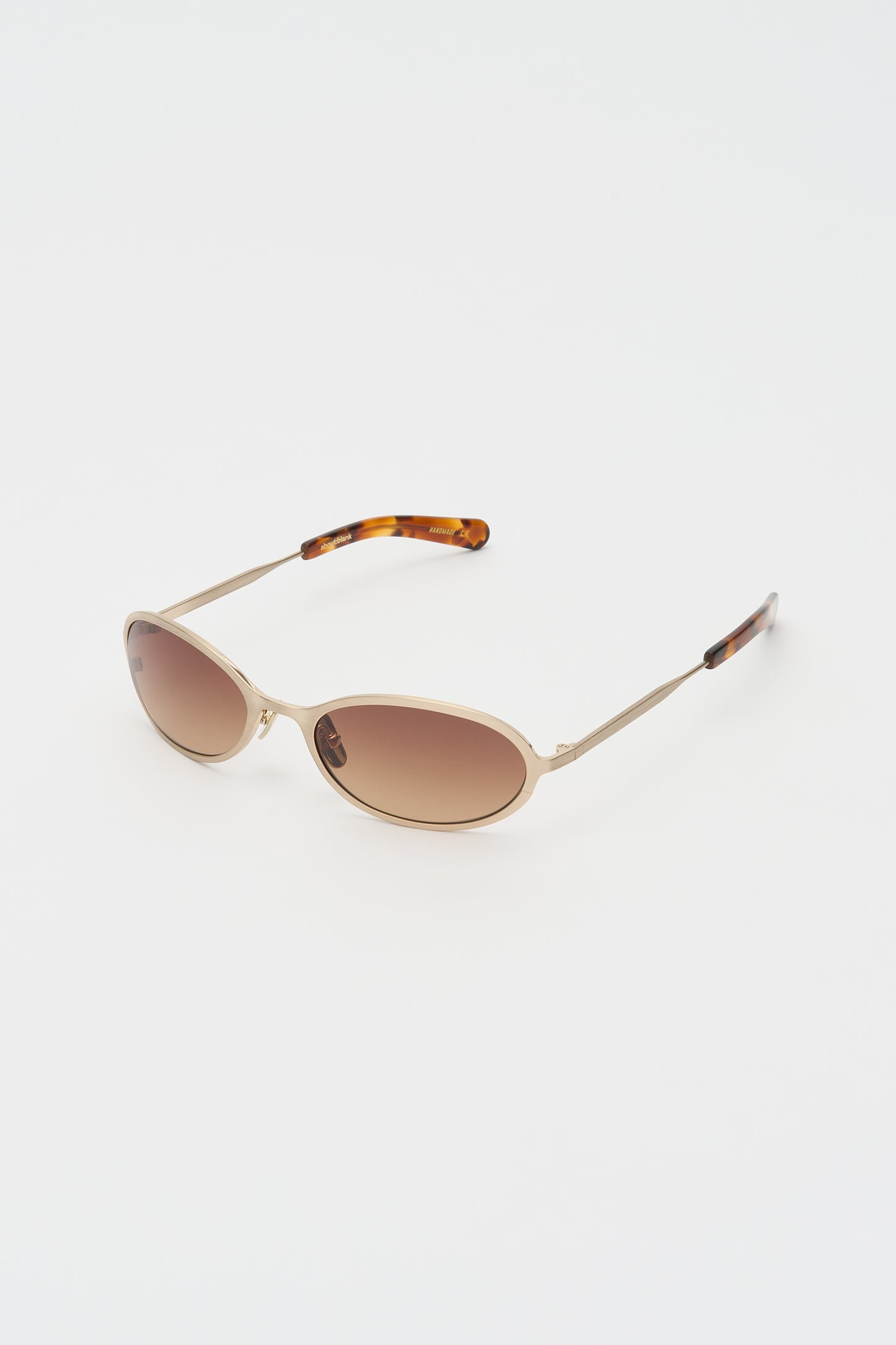 COHEN (ABOUT:BLANK) Brushed Gold / Dark Tortoise / Light Brown Gradient Lens