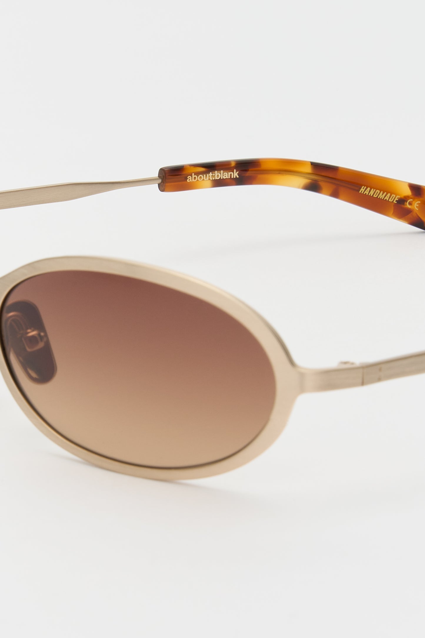 COHEN (ABOUT:BLANK) Brushed Gold / Dark Tortoise / Light Brown Gradient Lens