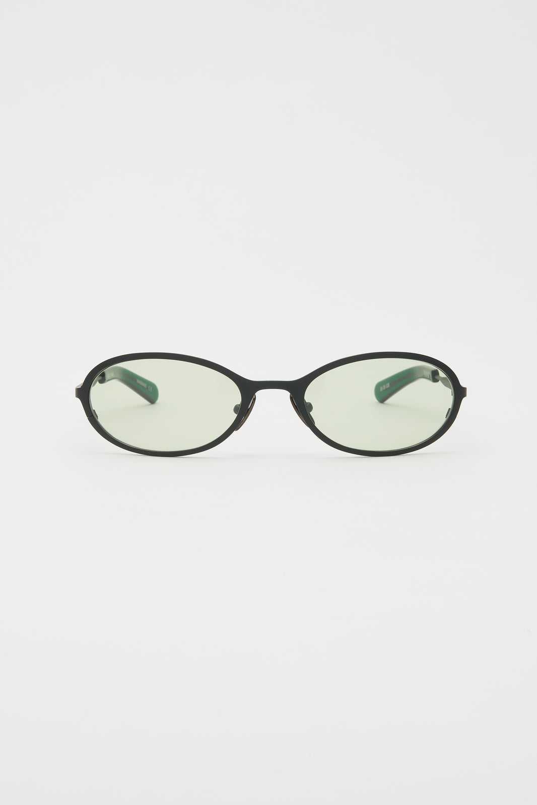 COHEN (ABOUT:BLANK) Matte Black / Chill Out Green Lens