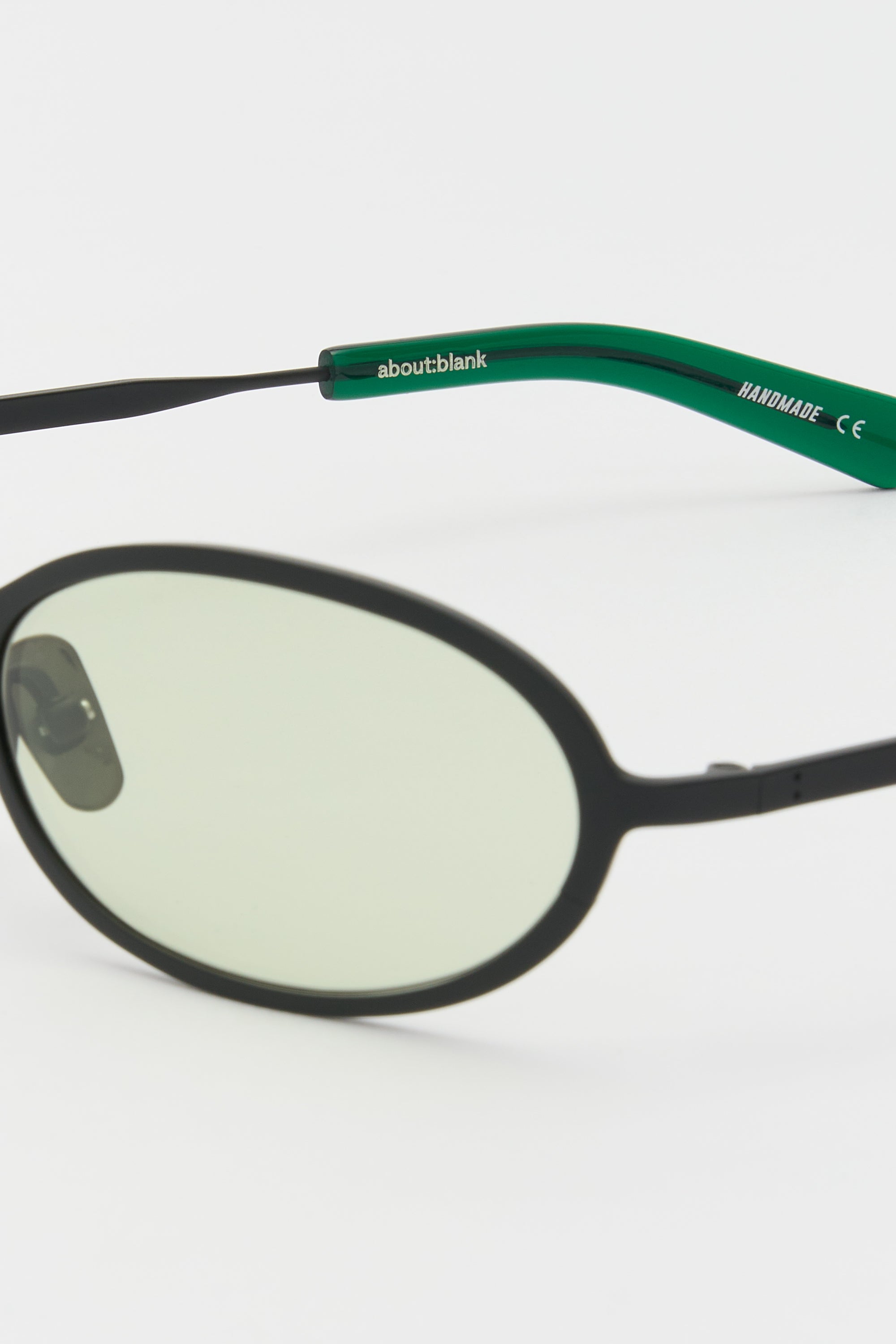 COHEN (ABOUT:BLANK) Matte Black / Chill Out Green Lens | FLATLIST