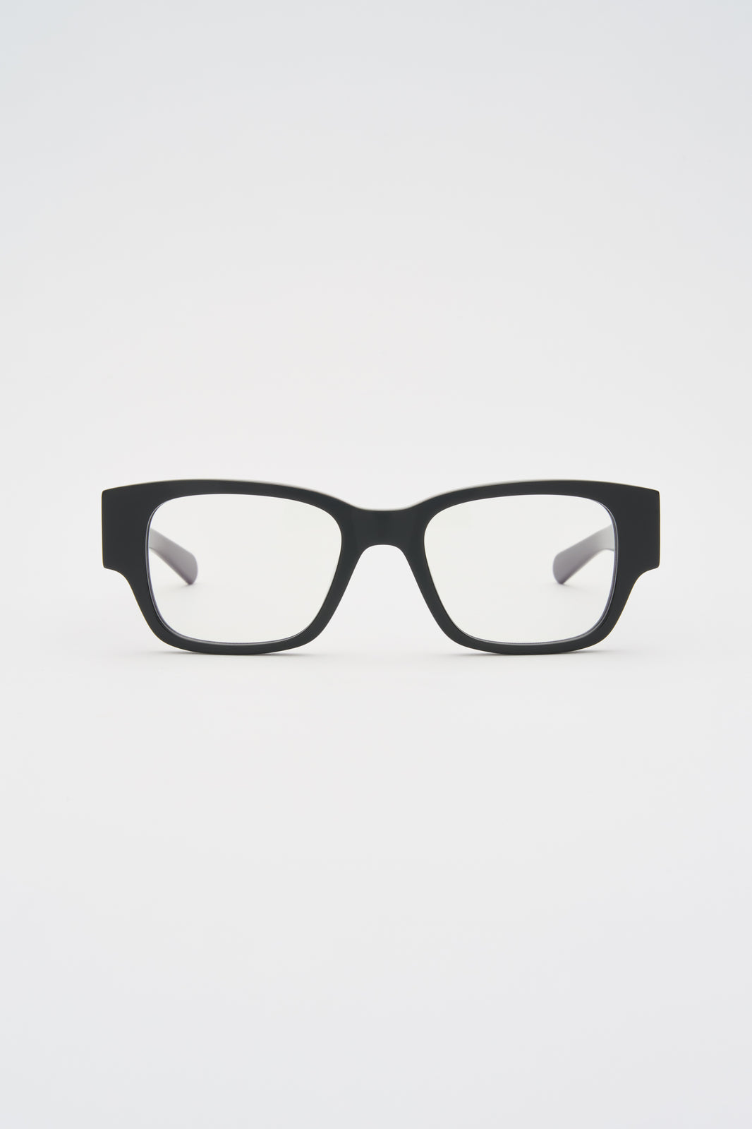 ALEC Solid Black / Clear Lens Blue Light