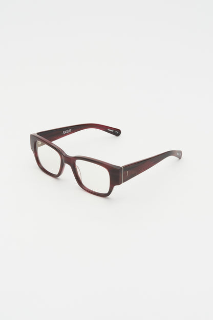ALEC Mahogany Horn / Clear Lens Blue Light