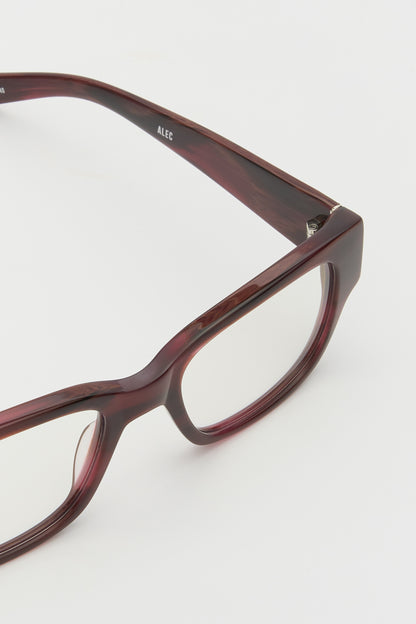 ALEC Mahogany Horn / Clear Lens Blue Light