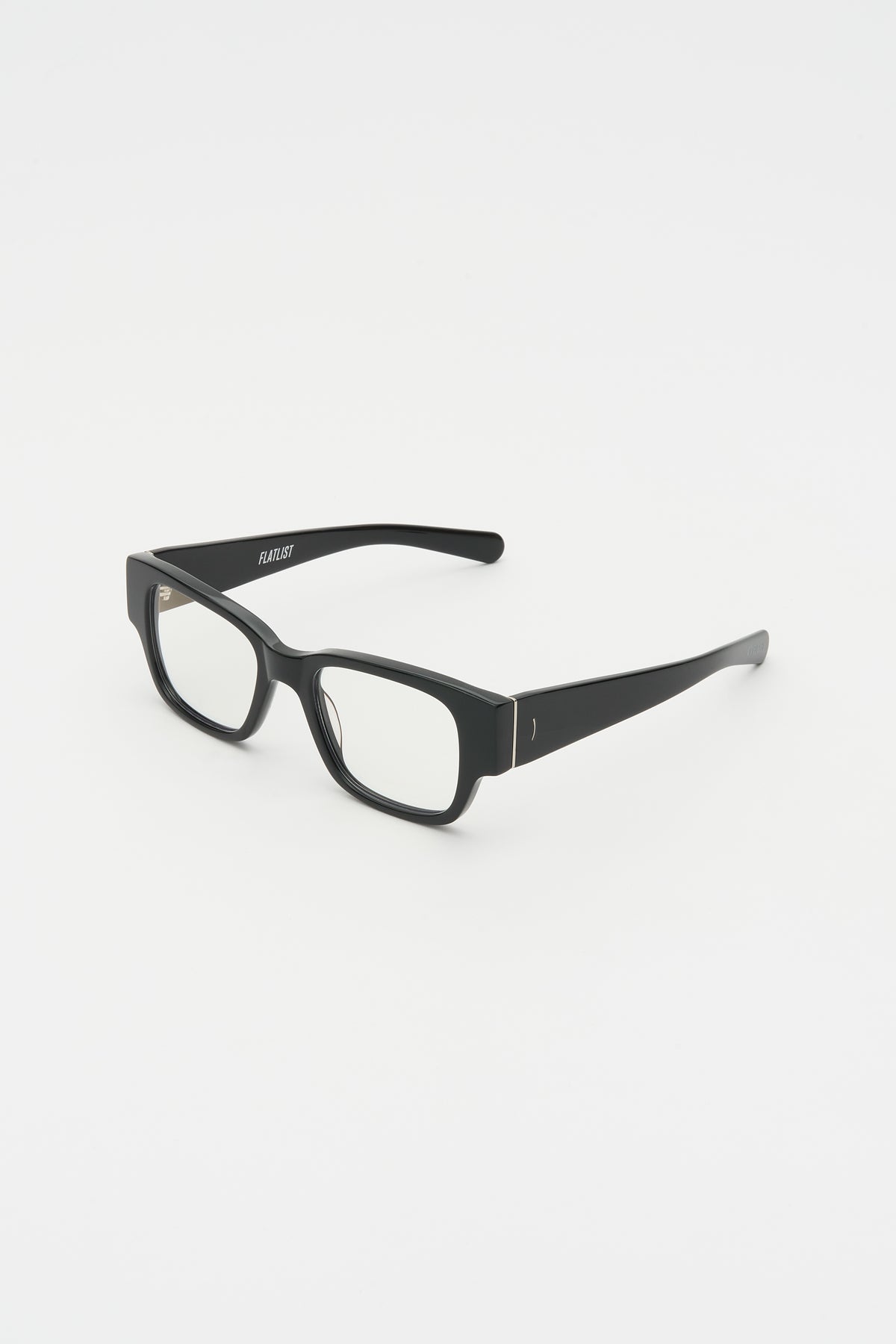 ALEC Solid Black / Clear Lens Blue Light