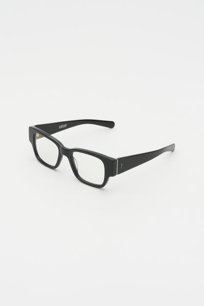 ALEC Solid Black / Clear Lens Blue Light
