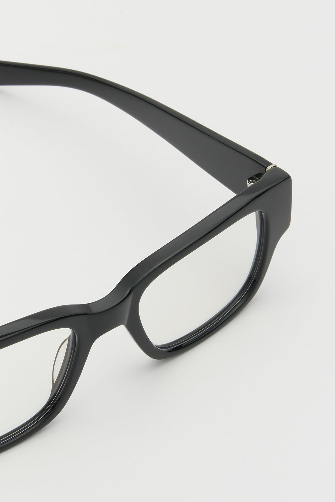 ALEC Solid Black / Clear Lens Blue Light