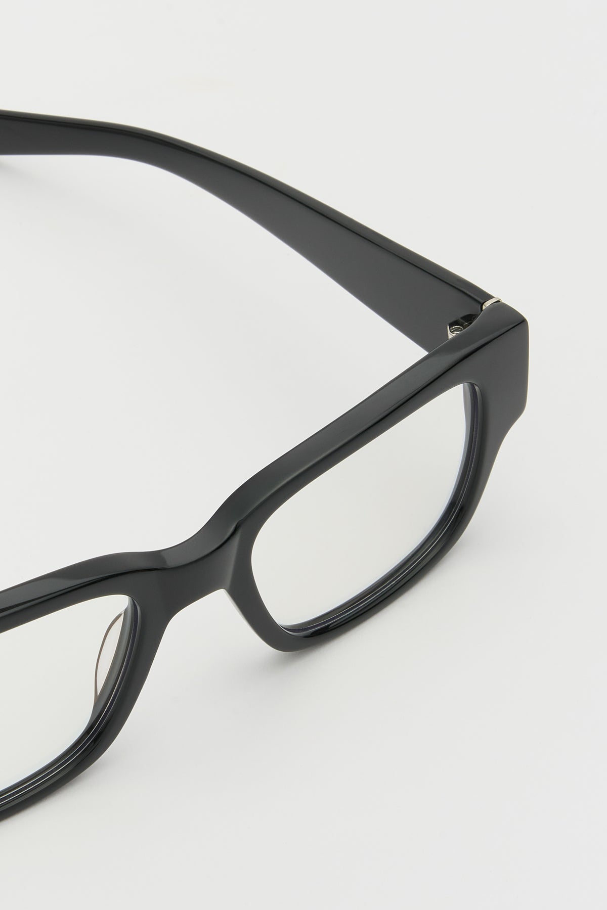 ALEC Solid Black / Clear Lens Blue Light
