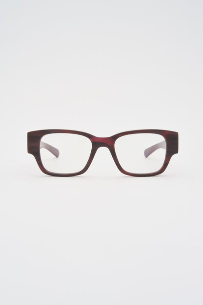 ALEC Mahogany Horn / Clear Lens Blue Light